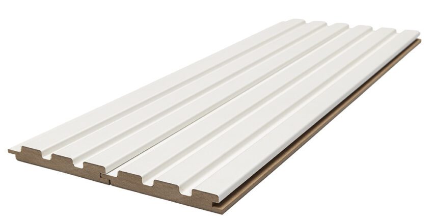 MDF PANEL ΜΕ 3D ΠΗΧΑΚΙΑ 502040 BEAT ST 16/119/2750mm WHITE NewPlan